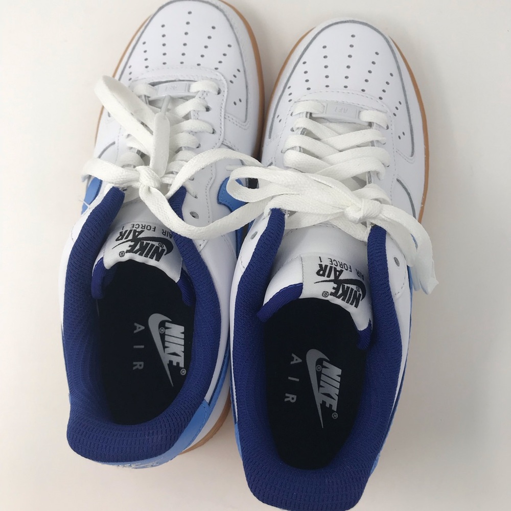 Nike Custom Air Force 1’07 Tristan White Blue W - Picture 7 of 8